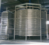 高品质双螺旋冷冻机1000kg -3000kg/h 用于冷冻食品海鲜加工